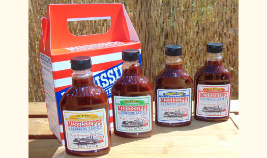 4 PACK - All Flavours Mississippi BBQ Sauce - Exclusive to TONGMASTER - 510g